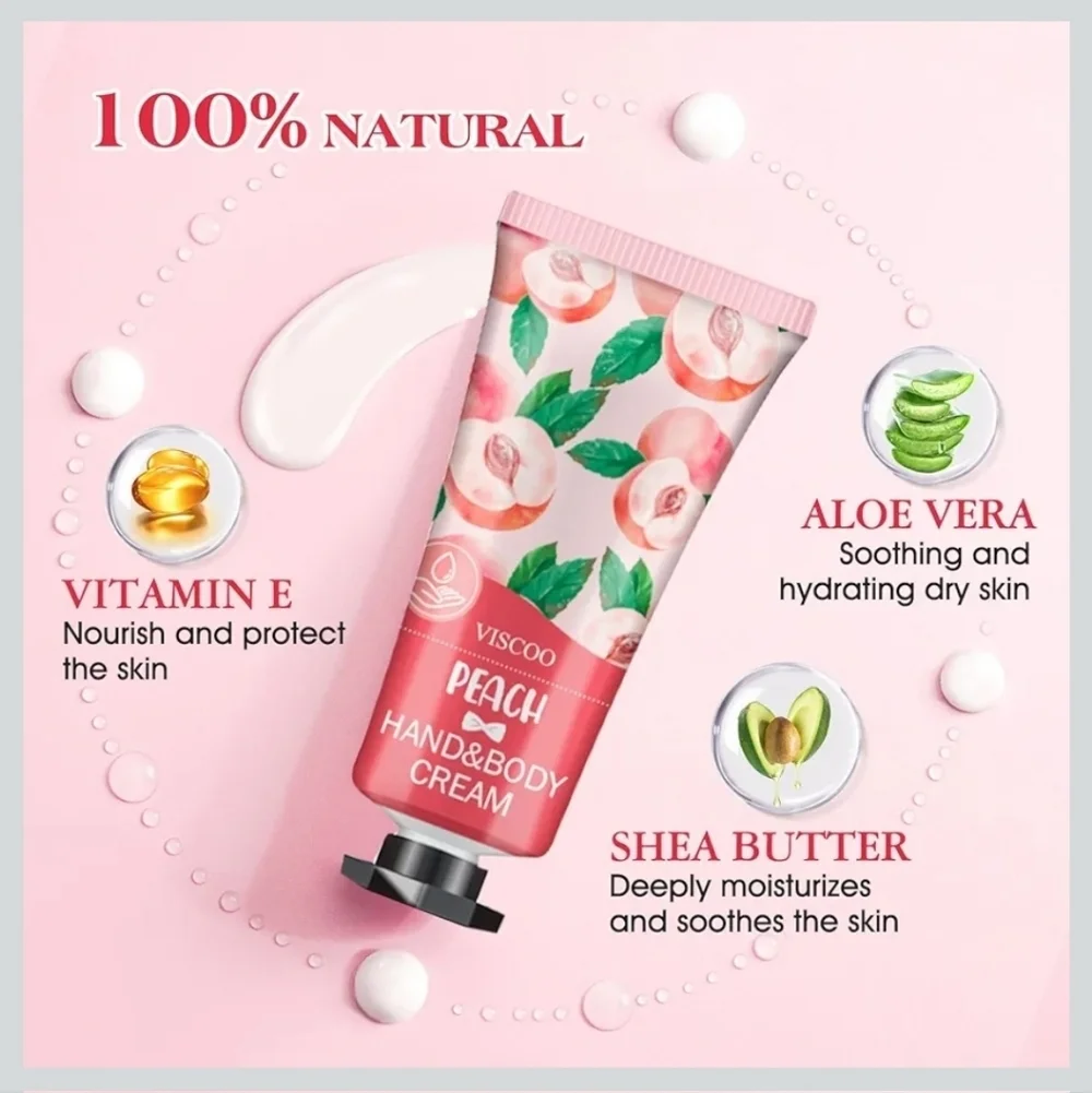 Viscoo Plant Hand Cream Set - 7 Pack  Nurishing Luxurios Feel Delightful Scents